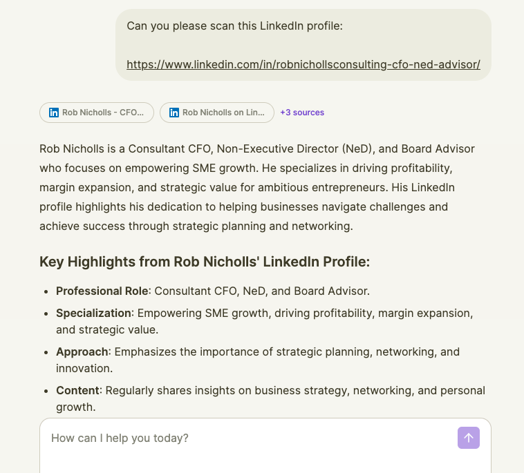 linkedin connection message template - chatsonic